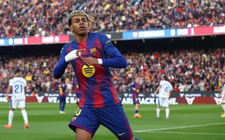لامين يامال يحطم إنجاز أسطورة ريال مدريد بعد تراجع برشلونة المبكر