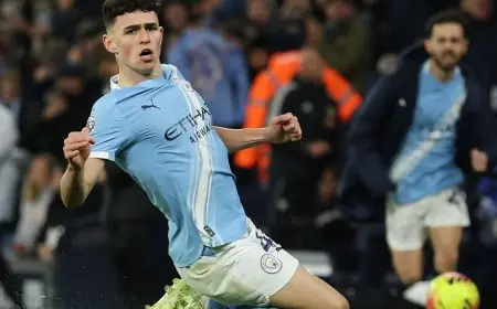 فودين يتألق وينقذ مانشستر سيتي من الهزيمة أمام ليدز في الدوري الإنجليزي