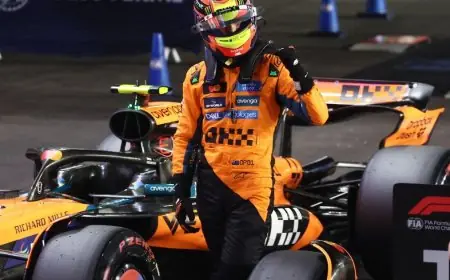 بياستري ينتزع صدارة الانطلاق في سباق قطر بعد هفوة نوريس