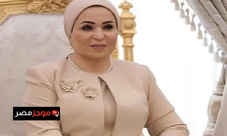 السيدة انتصار السيسي تستقبل زوار مصر أثناء احتفالية افتتاح المتحف المصري الكبير