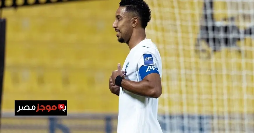 الدوسري يسجل هدف التقدم للهلال في الشوط الأول ضد الغرافة