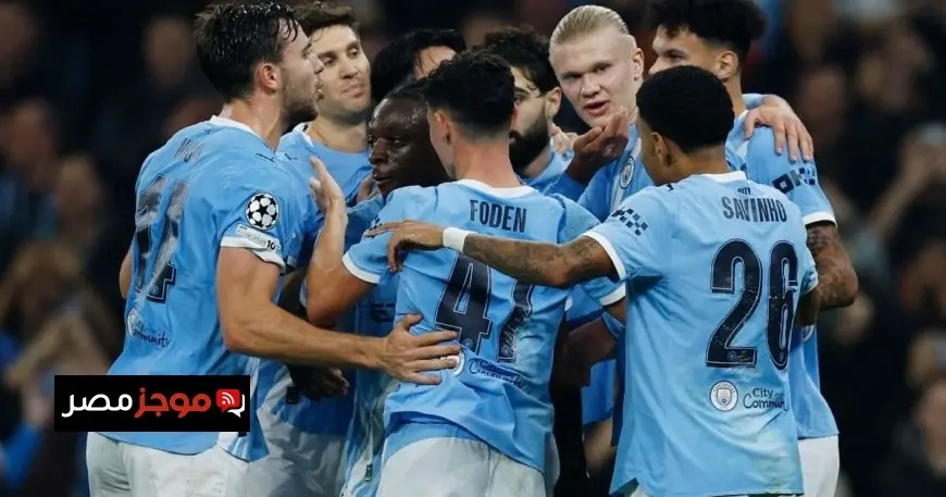 مانشستر سيتي يتصدر دورتموند بهدفين في مباراة دوري أبطال أوروبا