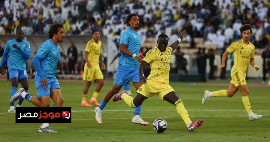 كريستيانو رونالدو وساديو ماني يتألقان في الشوط الأول لكن النصر يكتفي بالتعادل مع نيوم