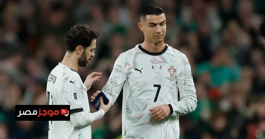 رونالدو يتلقى بطاقة حمراء جديدة أمام أيرلندا ويحقق رقمًا قياسيًا في مسيرته