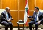 وزير الإعلام اللبناني يرحب بعبد العاطي لدى وصوله إلى مطار بيروت