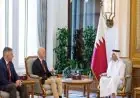 رئيس الوزراء ووزير الخارجية القطري يرحب بوفد الكونجرس الأمريكي في الدوحة