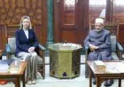 شيخ الأزهر يبحث تعزيز التعاون المشترك مع مبعوثة الاتحاد الأوروبي لحقوق الإنسان