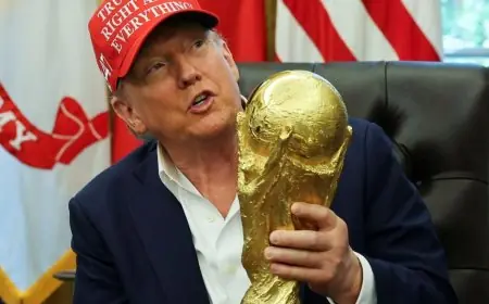 ترمب يشارك في مراسم قرعة كأس العالم يوم الجمعة المقبل