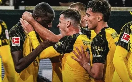 بوروسيا دورتموند يتفوق على ليفركوزن في مباراة مثيرة ويواصل ملاحقة بايرن ميونخ في سباق صدارة الدوري الألماني