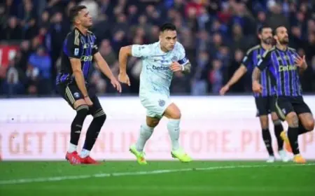 لاوتارو يسجل ثنائية مذهلة تقود إنتر ميلان للتفوق على بيزا واستعادة نغمة الانتصارات