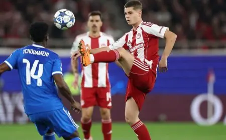 موهبة أولمبياكوس تزيد حدة المنافسة بين ريال مدريد ومانشستر يونايتد