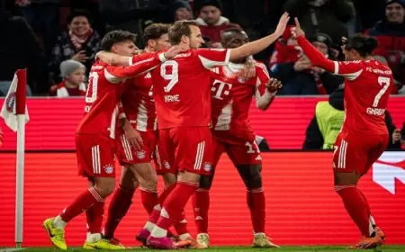 بايرن ميونخ يحقق فوزاً جديداً في الدوري الألماني بتغلبه على سانت باولي 3-1