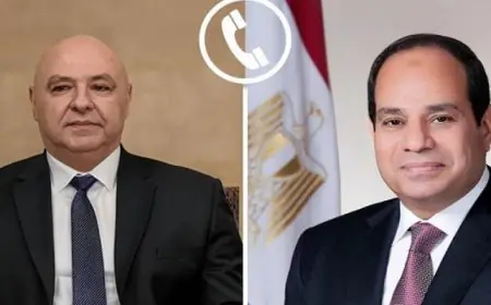 الرئيس السيسى يؤكد مجددًا دعم مصر لسيادة لبنان وأهمية احترامها