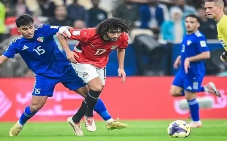 منتخب مصر يفتح سجله في كأس العرب بتعادل مثير أمام الكويت 1-1