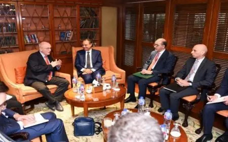 وزير الخارجية يلتقي البروفيسور فولكر كاودر في جامعة جيسن الألمانية لتعزيز العلاقات الأكاديمية