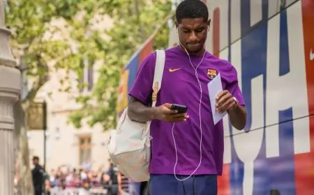 برشلونة يتجنب اتخاذ قرار نهائي بشأن شراء ماركوس راشفورد فما الأسباب وراء ذلك؟