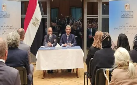وزير الخارجية يشيد بمساهمة الجالية المصرية في ألمانيا في توطيد العلاقات بين مصر وألمانيا