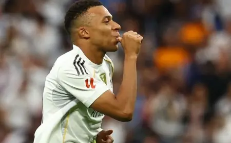 كيليان مبابي يسعى لتجاوز إنجازات كريستيانو رونالدو في ريال مدريد