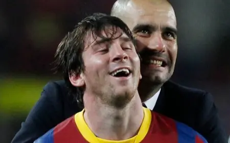 ميسي يثني على جوارديولا ويعتبره أفضل مدرب في تاريخ كرة القدم