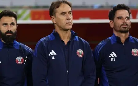 مدرب قطر لوبيتيغي يدعو فلسطين وسوريا للتميز باللعب النظيف في الجولة الأخيرة