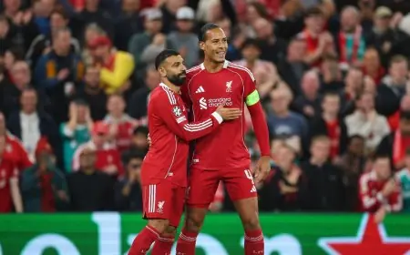 فيرجيل فان دايك يؤكد أهمية مصلحة ليفربول وينوه بإنجازات محمد صلاح المذهلة