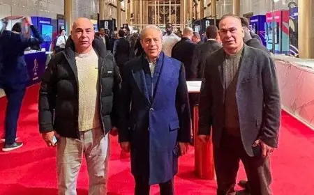 حسام وإبراهيم حسن يتألقان في حفل استقبال منتخبات كأس العالم في الولايات المتحدة بالصور