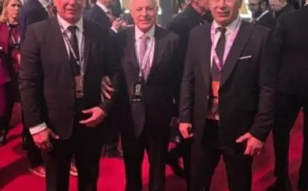 هاني أبو ريدة وشقيقه حسام وإبراهيم حسن يشاركون في حفل سحب قرعة كأس العالم 2026 في أمريكا