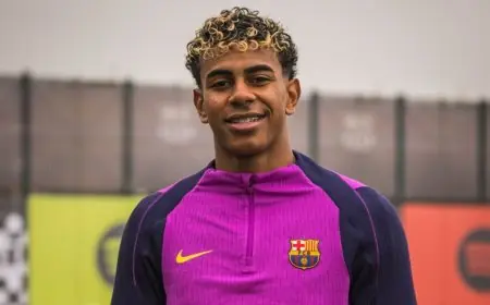 لامين يامال يتفوق على كيليان مبابي ويفوز بجائزة لاعب الشهر في الدوري الإسباني