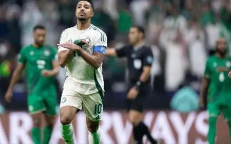 سالم الدوسري يحقق إنجازاً مذهلاً مع المنتخب السعودي في كأس العرب بتسجيله جميع الأهداف