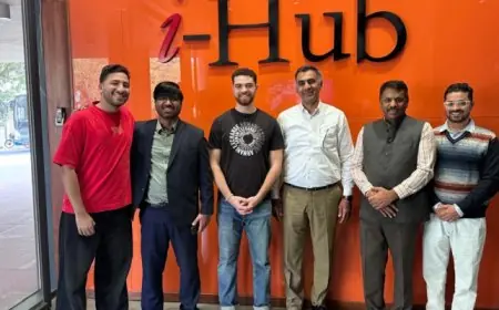 الوفد الشبابى المصرى يكتشف آفاق الابتكار الطلابى فى i-Hub بولاية جوجارات الهندية