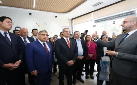 وزير الاتصالات وتكنولوجيا المعلومات يزور شركة القمم qTech السعودية خلال جولته في محافظة الدقهلية