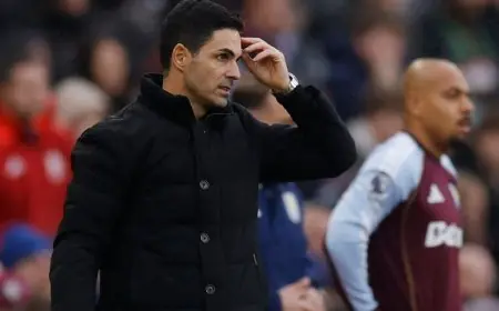 أرتيتا يعبر عن الألم بعد هزيمة أرسنال الدرامية بعد 18 مباراة بدون خسارة