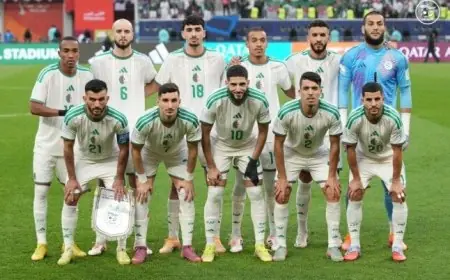 نهاية مثيرة ملخص وأهداف مباراة الجزائر والبحرين 5-1 في كأس العرب