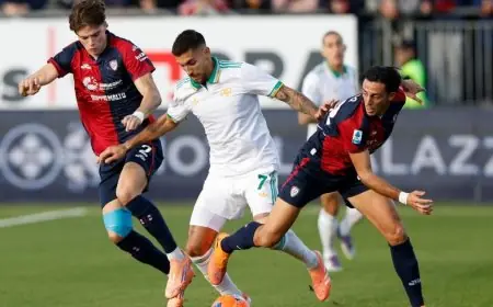 كالياري يحقق انتصاراً مهماً ويقضي على آمال روما في استعادة صدارة الدوري الإيطالي