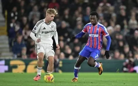 كريستال بالاس يتفوق على فولهام وينتزع المركز الرابع في الدوري الإنجليزي الممتاز