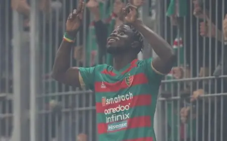 مولودية الجزائر يحقق انتصارا حاسما في ديربي بلوزداد ويتصدر الدوري بفوز رائع