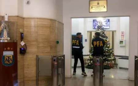 مداهمة مقر الاتحاد الأرجنتيني وأندية أخرى في قضية غسل أموال كبرى