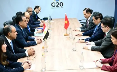 رئيس الوزراء المصري يؤكد على أهمية تعزيز التعاون مع فيتنام في جميع المجالات