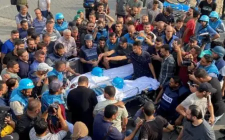 مراسلون بلا حدود تكشف عن مقتل 67 صحفيا أثناء أداء واجبهم في 2023 نصفهم في غزة