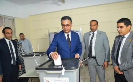 وزير التموين يشارك في انتخابات مجلس النواب ويُدلي بصوته