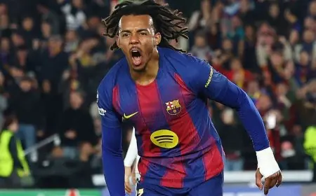 برشلونة يحقق انتصاراً مثيراً على آينتراخت فرانكفورت برأس كوندي