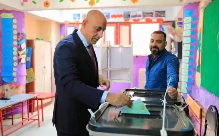 وزير التعليم يشارك في انتخابات النواب ويدلي بصوته بمدرسة رشيد الابتدائية في مصر الجديدة