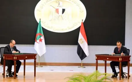 رئيس الوزراء ورئيس الجزائر يشتركان في توقيع مذكرات تفاهم استراتيجية بين البلدين