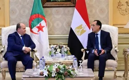 رئيسا وزراء مصر والجزائر يعقدان اجتماع اللجنة العليا لتعزيز العلاقات الثنائية