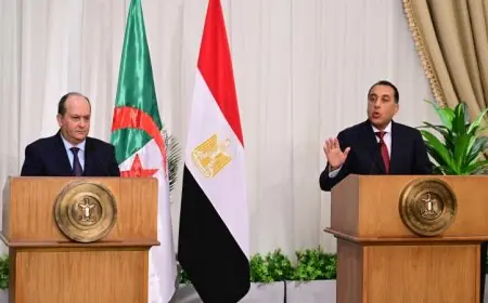 مدبولي يؤكد على أن نجاح الجزائر يعكس نجاح مصر ونجاح مصر يعزز نجاح الجزائر