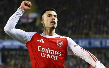 مارتينيلي يحرز إنجازاً تاريخياً غير مسبوق للنادي الأرسنالي