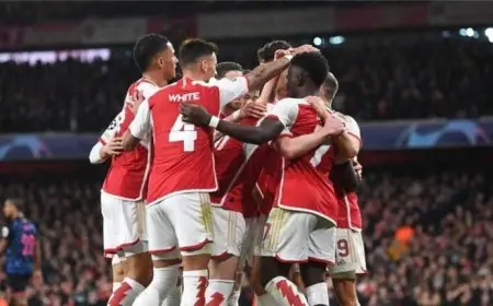 مارتينيلي يتألق في تشكيل أرسنال لمواجهة كلوب بروج في دوري أبطال أوروبا