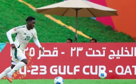 السعودية تتأهل لنصف نهائي كأس الخليج تحت 23 عاماً بعد تعادلها مع قطر