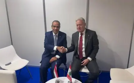 عبد العاطي يتباحث مع نظيره اللبناني في منتدى الاتحاد الإقليمي من أجل المتوسط