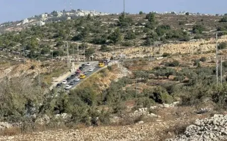 الاحتلال الإسرائيلي يواصل سياسة الإغلاق وينصب حاجزا قرب النبي صالح شمال رام الله